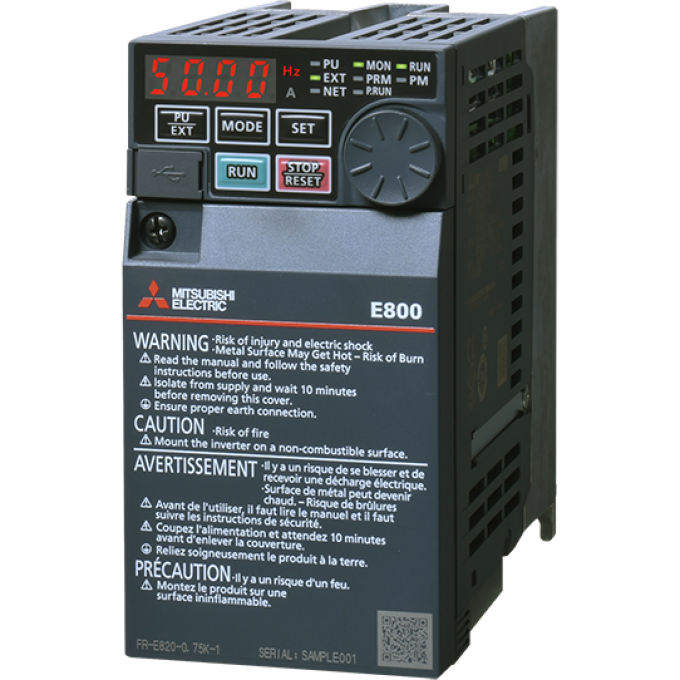 Преобразователь частоты MITSUBISHI ELECTRIC FREQROL FR-E800 14 220 мм FR-E820-22K